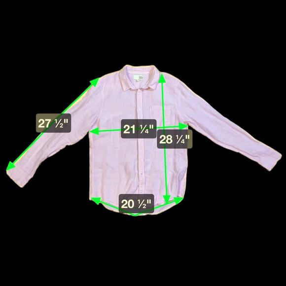 Nordstrom Pink Casual Button Down Shirt - Picture 5 of 5